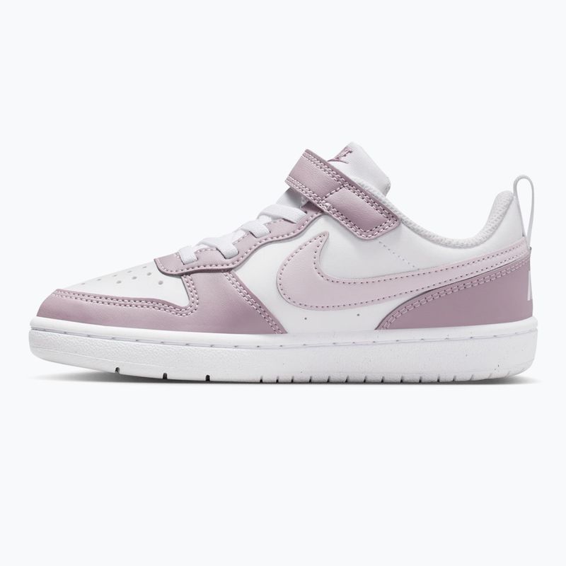 Children's shoes Nike Court Borough Low Recraft white/plum fog/white/venice 2