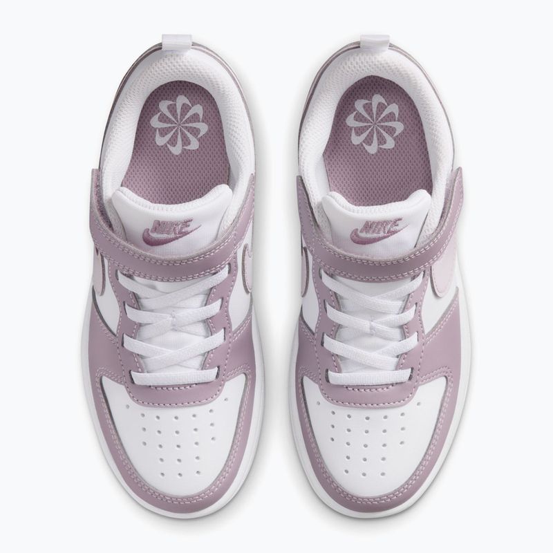 Children's shoes Nike Court Borough Low Recraft white/plum fog/white/venice 4
