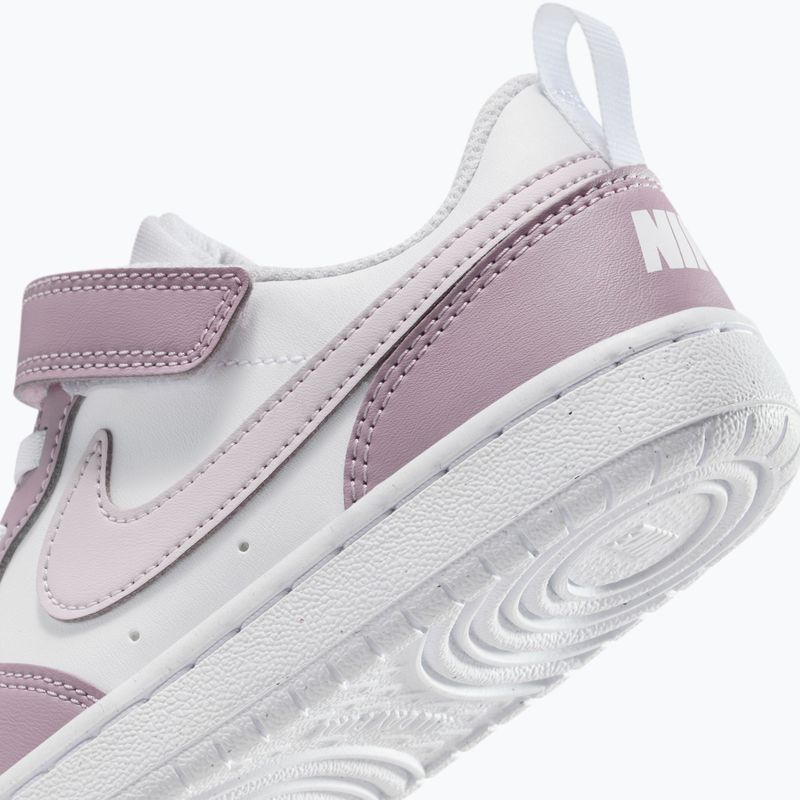 Children's shoes Nike Court Borough Low Recraft white/plum fog/white/venice 6
