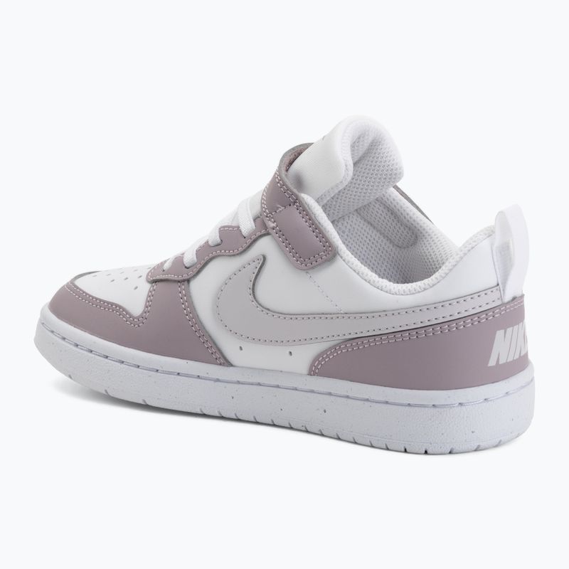 Children's shoes Nike Court Borough Low Recraft white/plum fog/white/venice 3