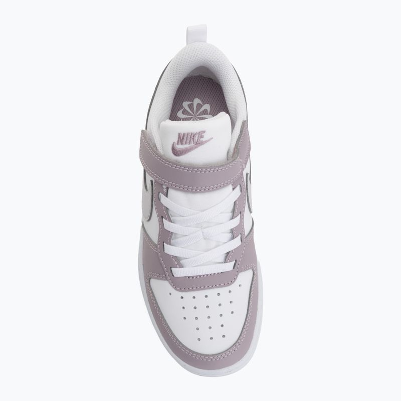 Children's shoes Nike Court Borough Low Recraft white/plum fog/white/venice 5