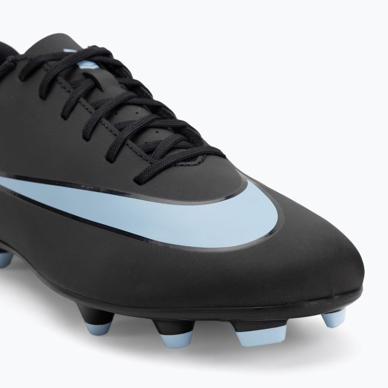 Men's football boots Nike Mercurial Vapor 16 Club FG/MG black/ice blue 7