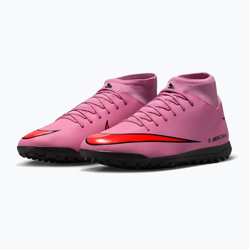 Men's football boots Nike Mercurial Superfly 10 Club TF magic flamingo/black/total crimson 3