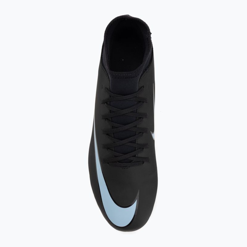 Men's football boots Nike Mercurial Superfly 10 Club FG/MG black/ice blue 5