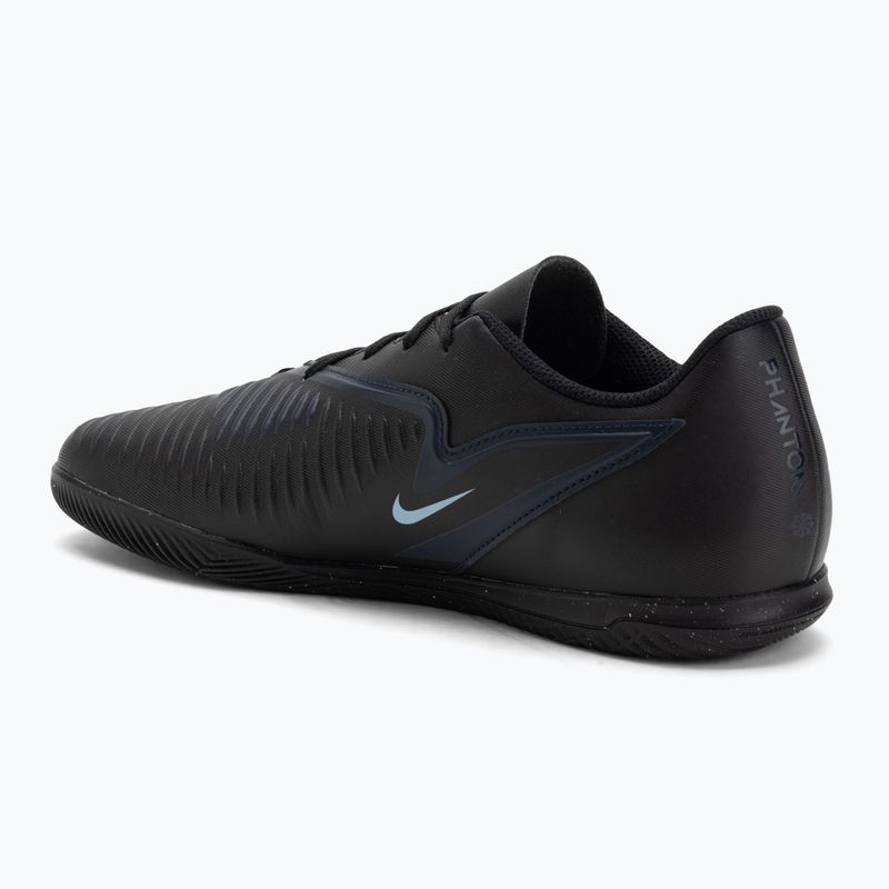 Men's football boots Nike Phantom 6 Low Club IC black/black 3