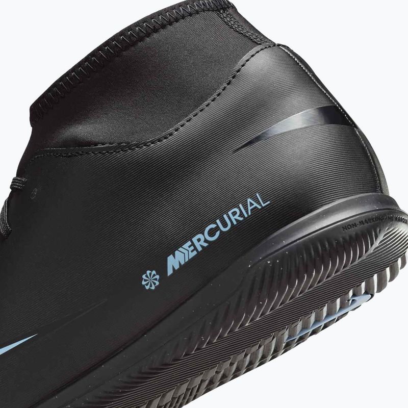 Men's football boots Nike Mercurial Superfly 10 Club IC black/ice blue 15