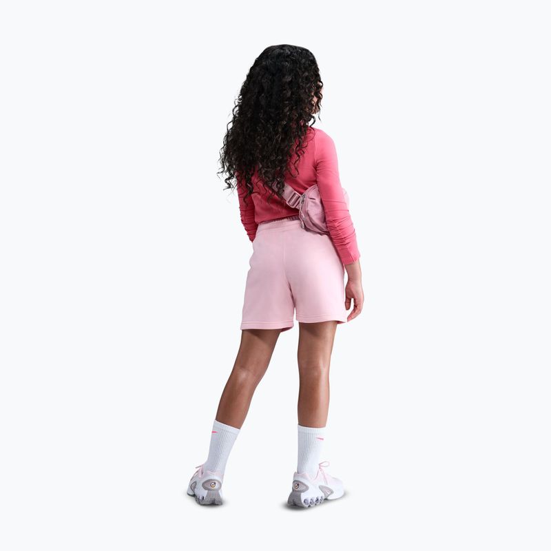 Nike Sportswear Club Fleece children's shorts med soft pink/med soft pink/white 3