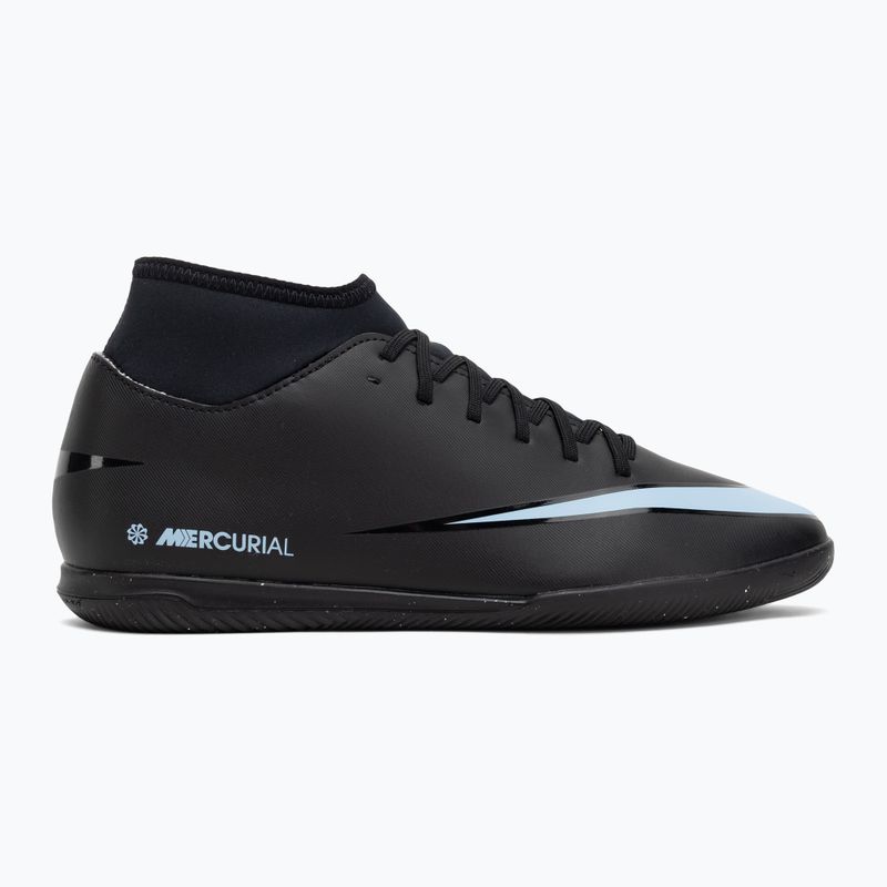 Men's football boots Nike Mercurial Superfly 10 Club IC black/ice blue 2
