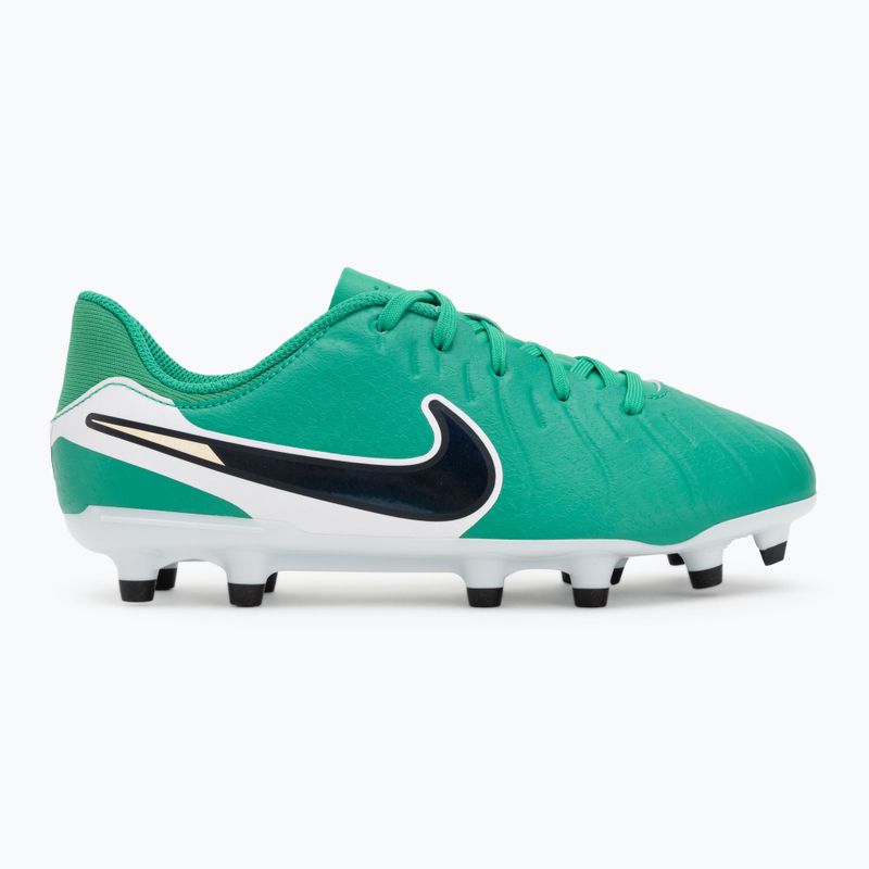 Children's football boots Nike Tiempo Legend 10 Academy LV8 FG/MG stadium green/dark obsidian 2