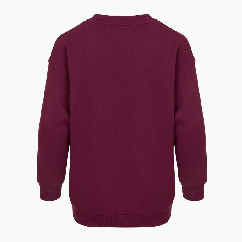Children's sweatshirt Nike Sportswear Club Fleece bordeaux/white 2