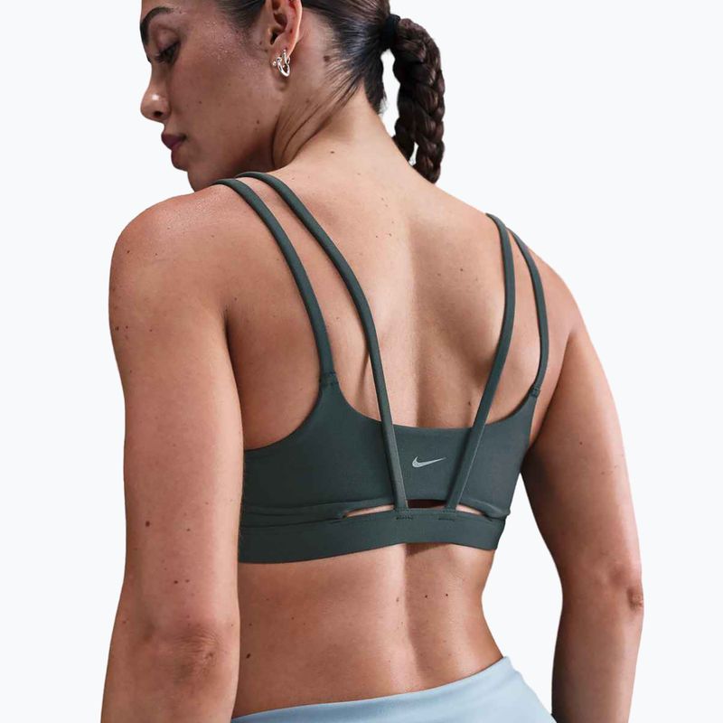 Training bra Nike Zenvy Strappy seaweed/white 4
