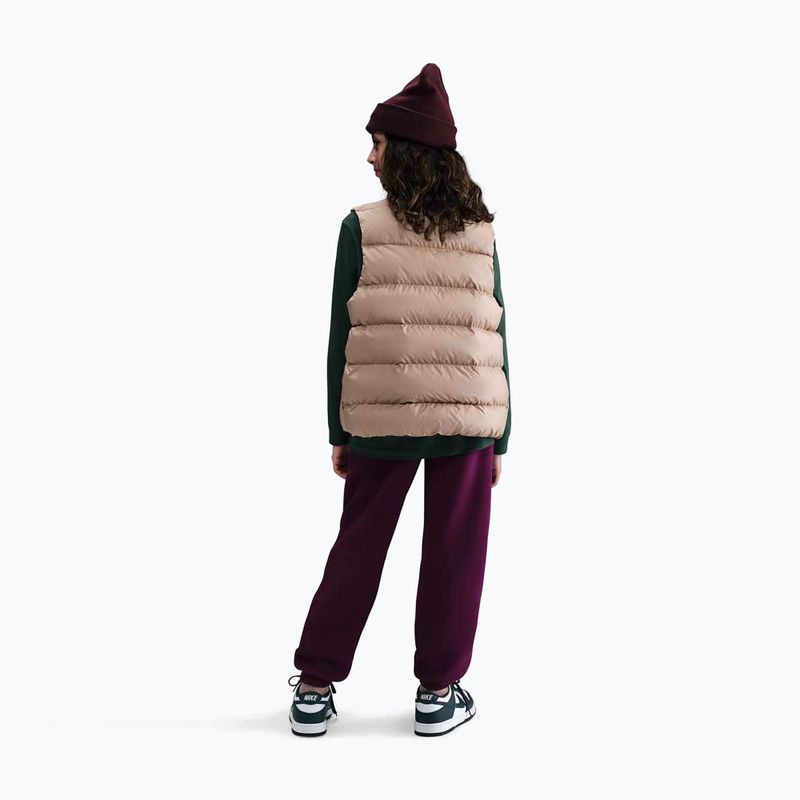 Children's trousers Nike Sportswear Club Fleece bordeaux/bordeaux/white 3