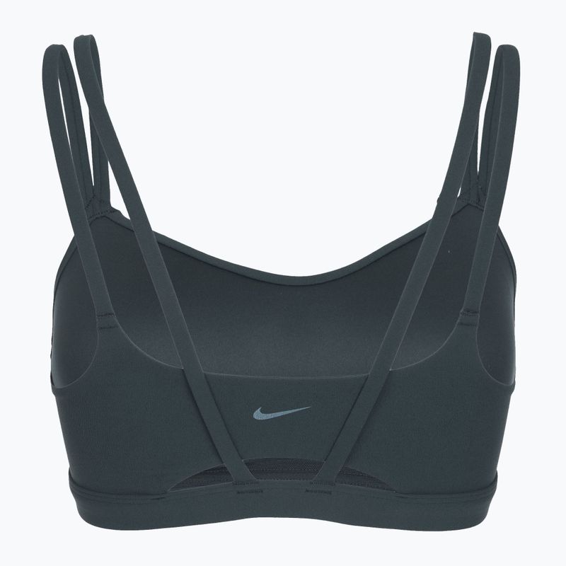Training bra Nike Zenvy Strappy seaweed/white 7