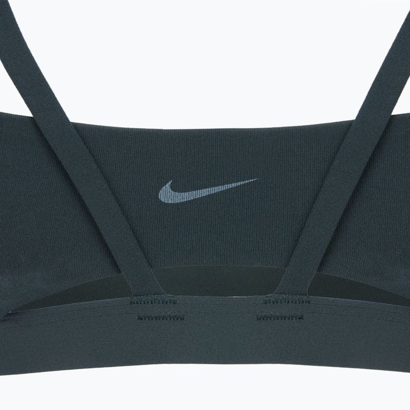 Training bra Nike Zenvy Strappy seaweed/white 8