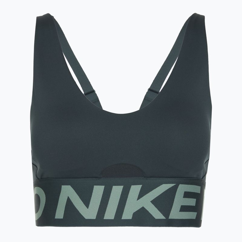 Training bra Nike Pro Indy Plunge seaweed/clay green/white 6