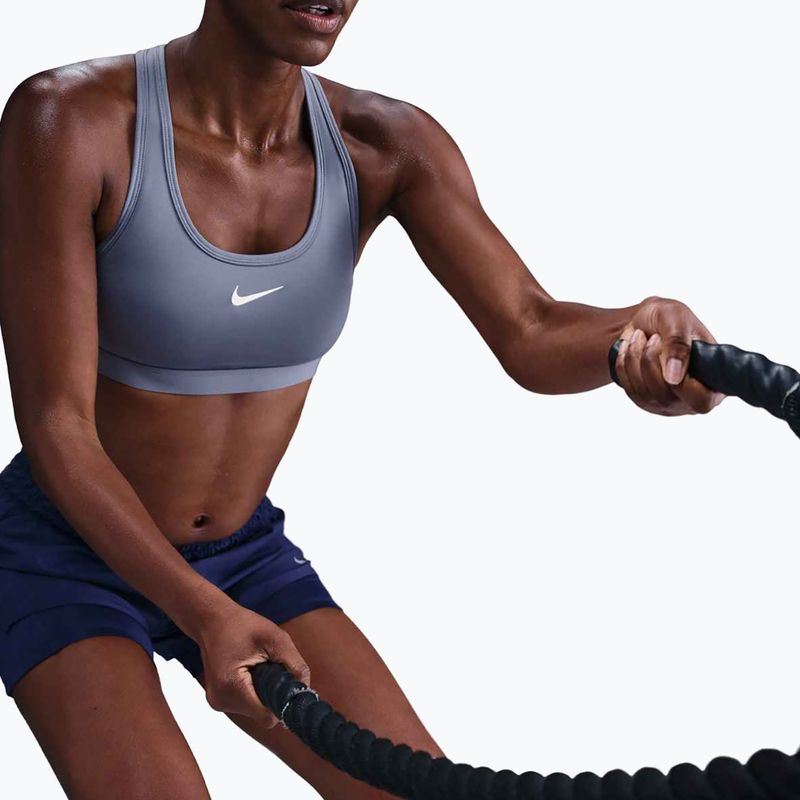 Training bra Nike Swoosh Medium Support world indigo/white 5