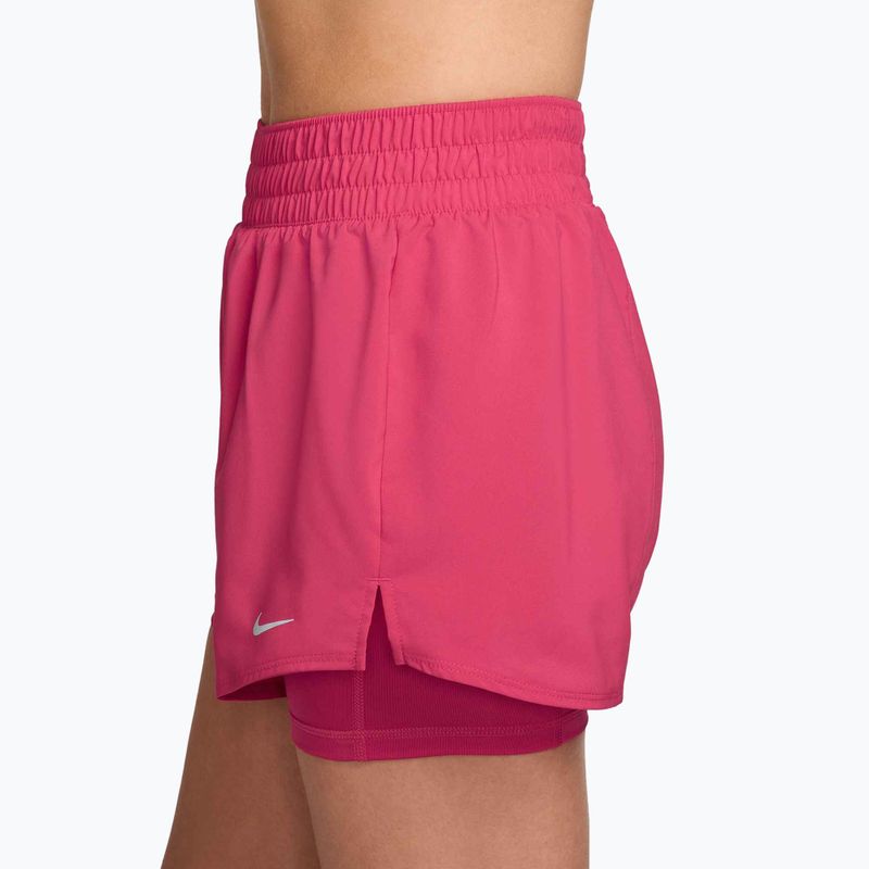 Women's shorts Nike One Dri-Fit High-Waisted 3" 2In1 rush pink 4