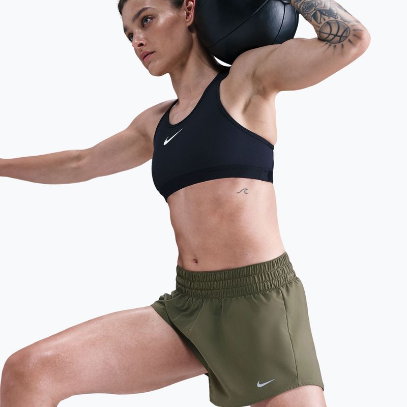 Women's shorts Nike One Dri-Fit 3" medium olive 4