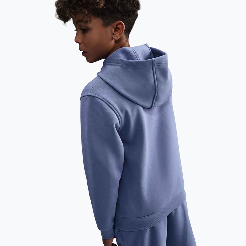 Children's sweatshirt Nike Sportswear Club Fleece world indigo/white 6