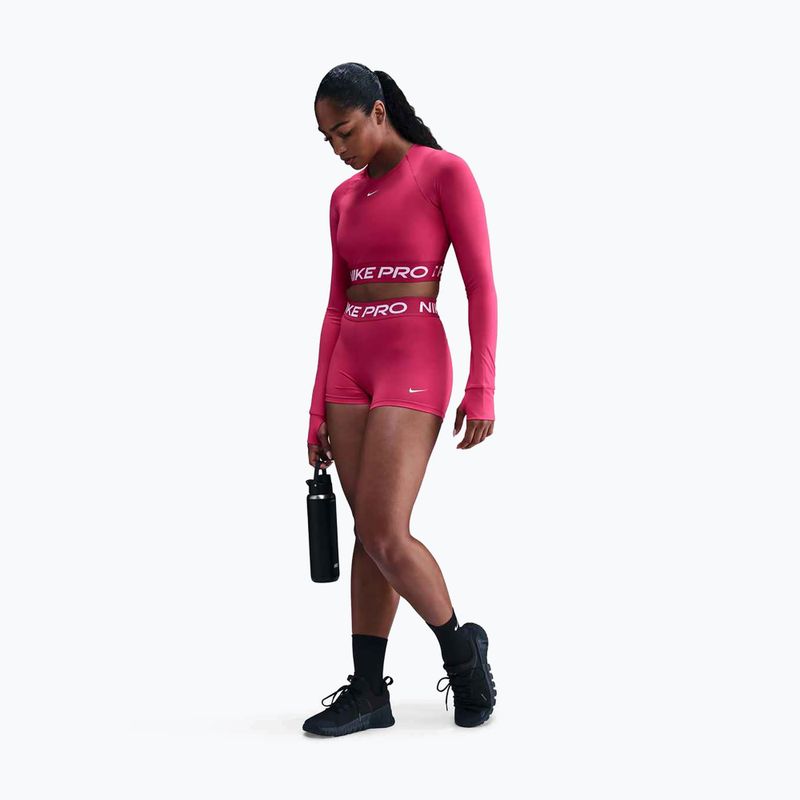 Womenʼs Nike Pro 365 3" shorts rush pink/white 2