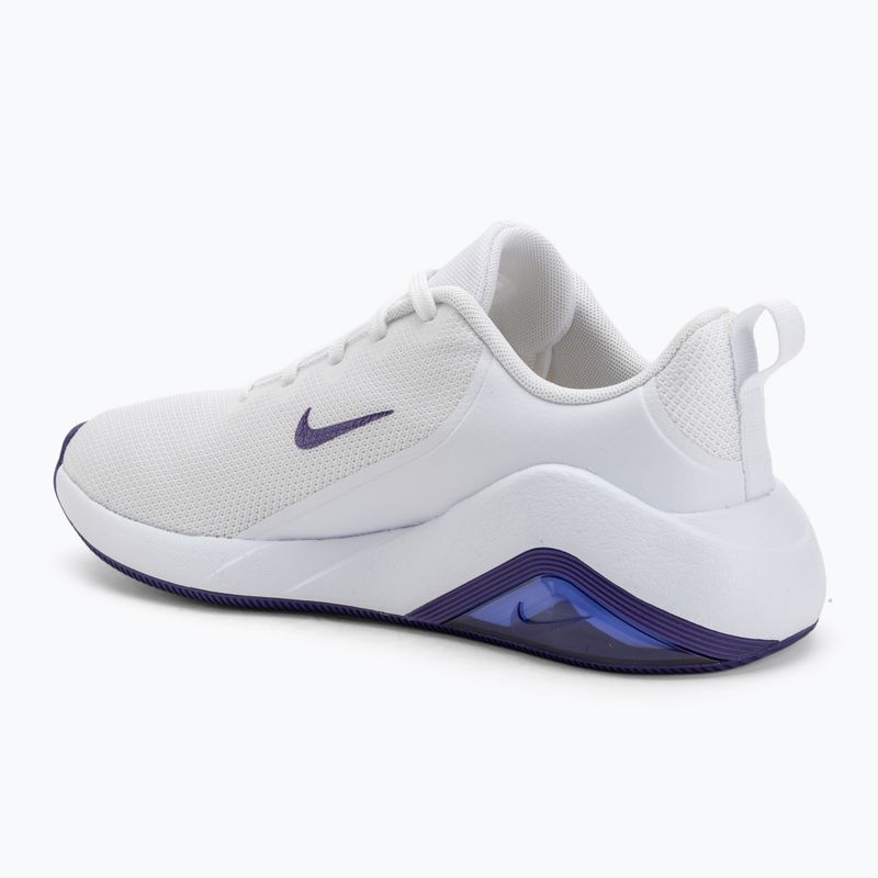 Women's training shoes Nike Bella 7 white/white/court purple 3