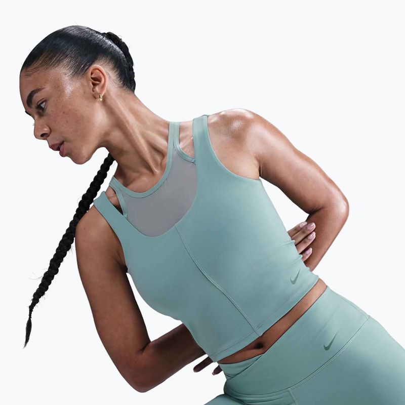 Nike One Fitted Dri-Fit Cropped Tank cannon/bicoastal women's training top 6