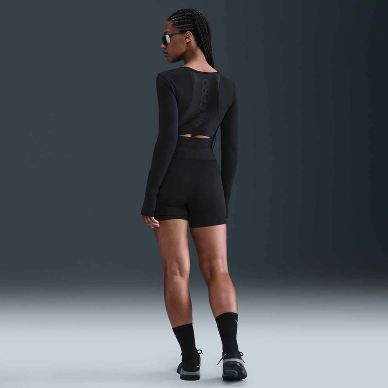 Women's shorts Nike Pro Sculpt High Waisted 5" Biker black/anthracite/white 10