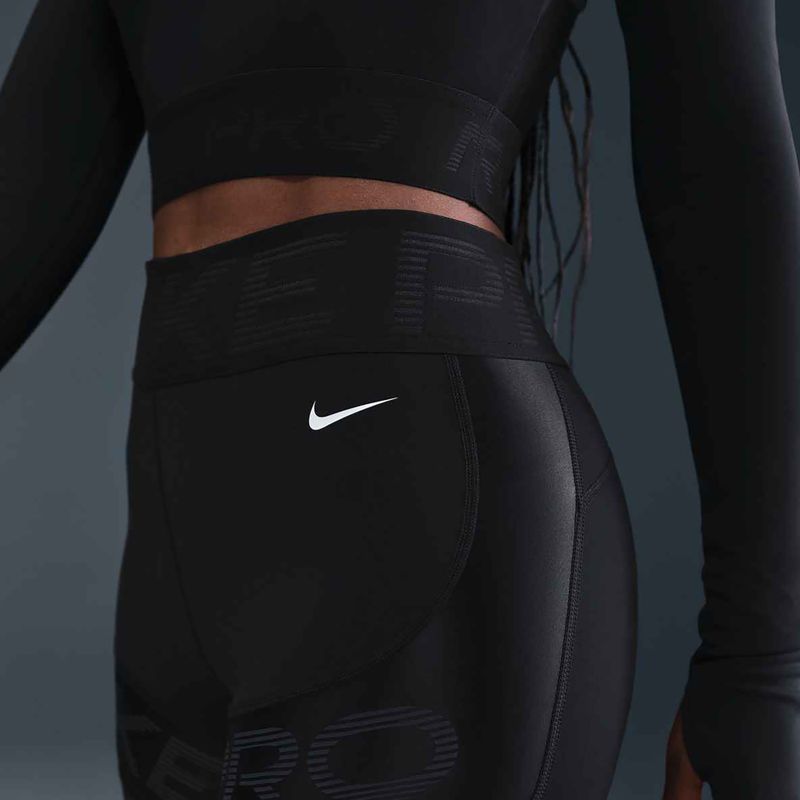 Women's shorts Nike Pro Sculpt High Waisted 5" Biker black/anthracite/white 11