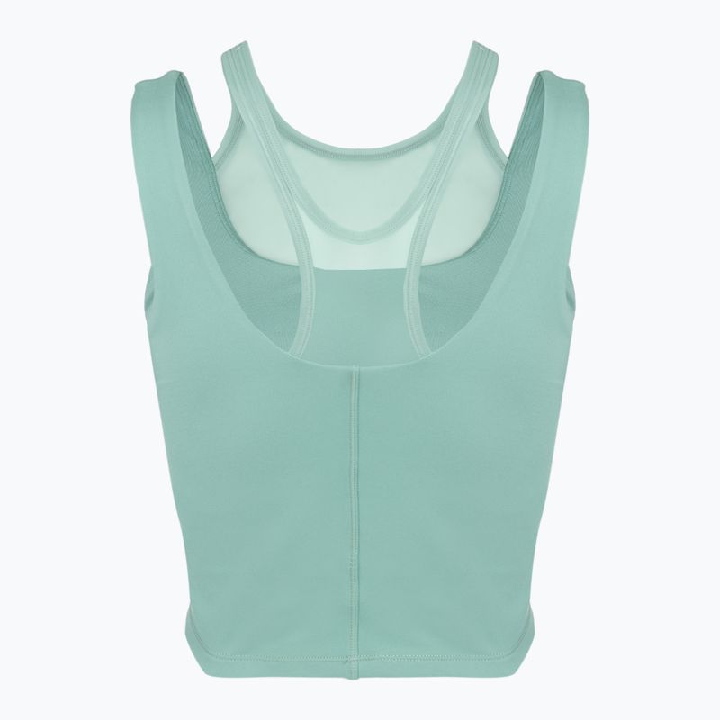 Woman's training top Nike One Fitted Dri-Fit Cropped Tank cannon/bicoastal 8