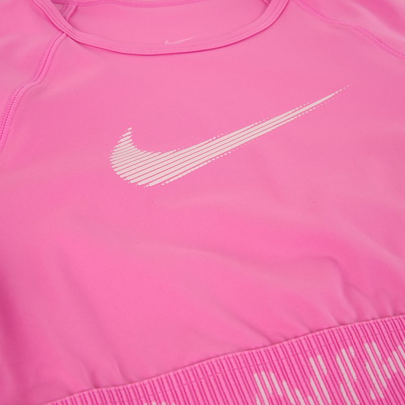 Woman's training top Nike Pro Dri-Fit Graphic Cropped playful pink/pink foam/white 9