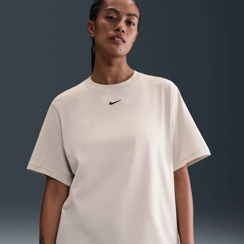Women's Nike Sportswear Essential light bone t-shirt 4