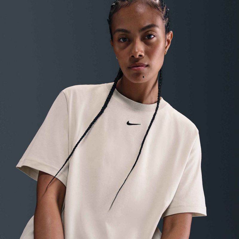 Women's Nike Sportswear Essential light bone t-shirt 7