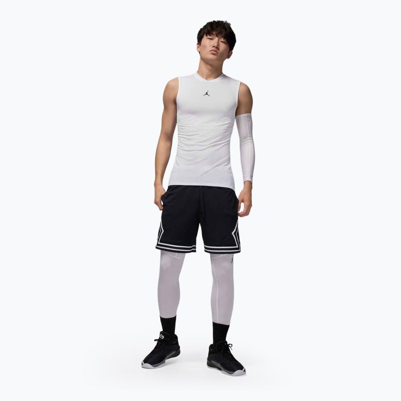 Men's thermal T-shirt Nike Jordan Sport Dri-FIT white/black 2