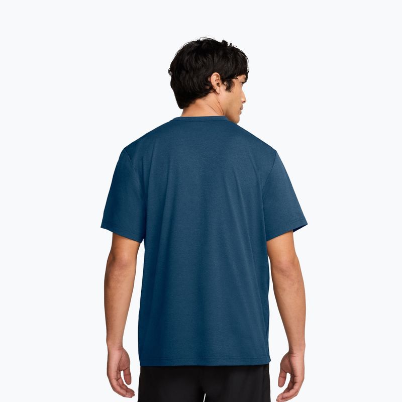 Men's T-shirt Nike Hyverse Dri-Fit UV Top blue force/still red 2