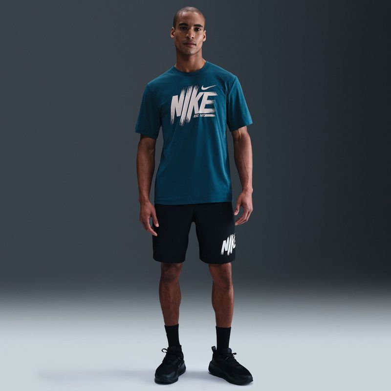 Men's T-shirt Nike Hyverse Dri-Fit UV Top blue force/still red 4