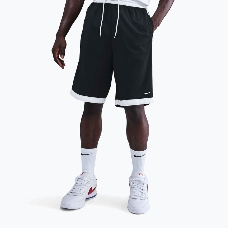 Men's baskeball shorts Nike DNA Academy Dri-FIT 11" black/white/white