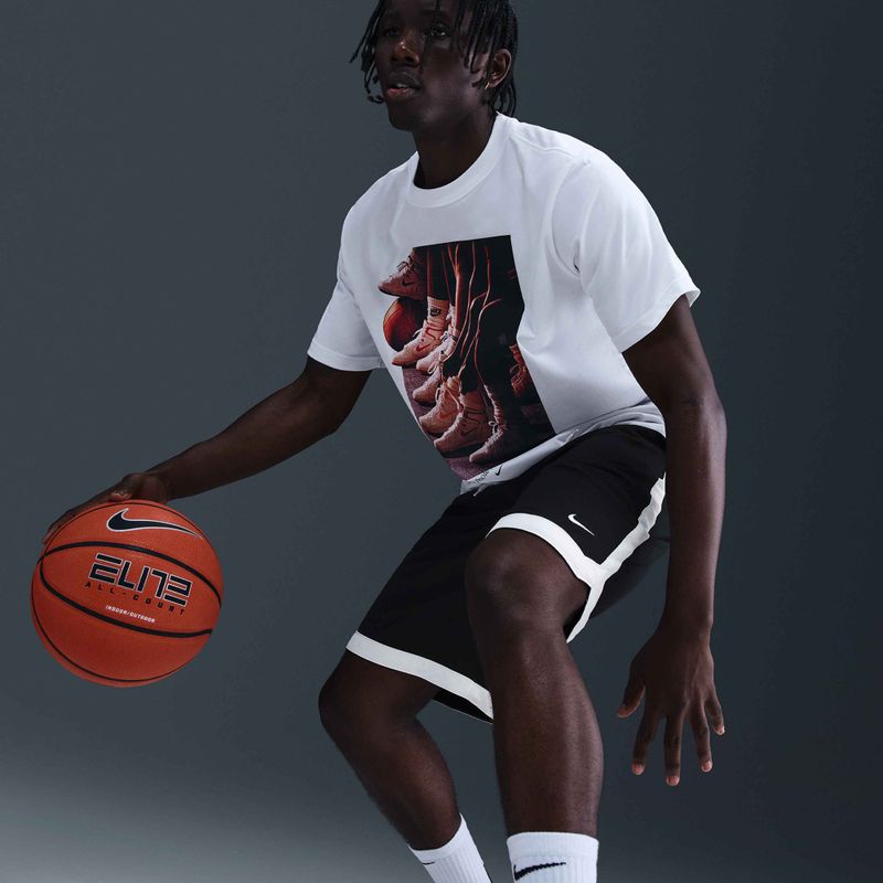 Men's baskeball shorts Nike DNA Academy Dri-FIT 11" black/white/white 5