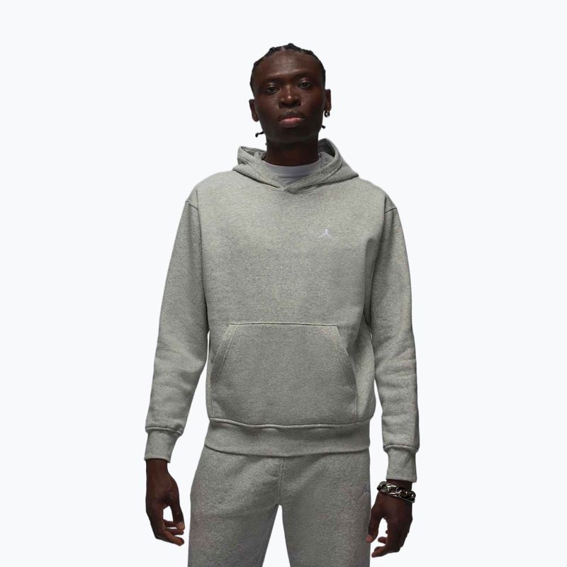 Men's sweatshirt Jordan Brooklyn Fleece grey heather/white