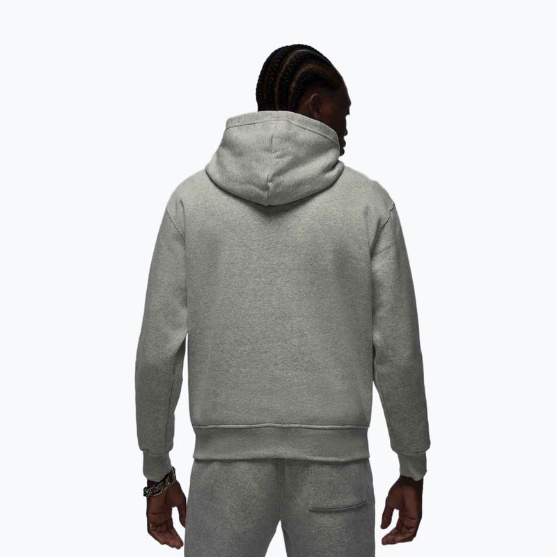 Men's sweatshirt Nike Jordan Brooklyn Fleece grey heather/white 3