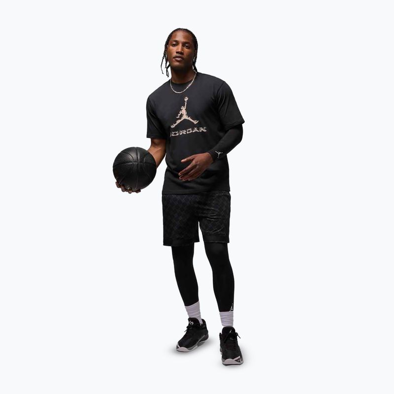 Men's T-shirt Nike Jordan Sport Dri-Fit black/white 2