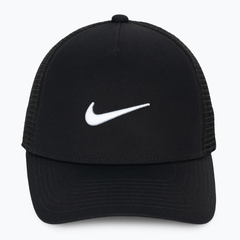 Men's baseball cap Nike Rise Structured Trucker black/black/white 2