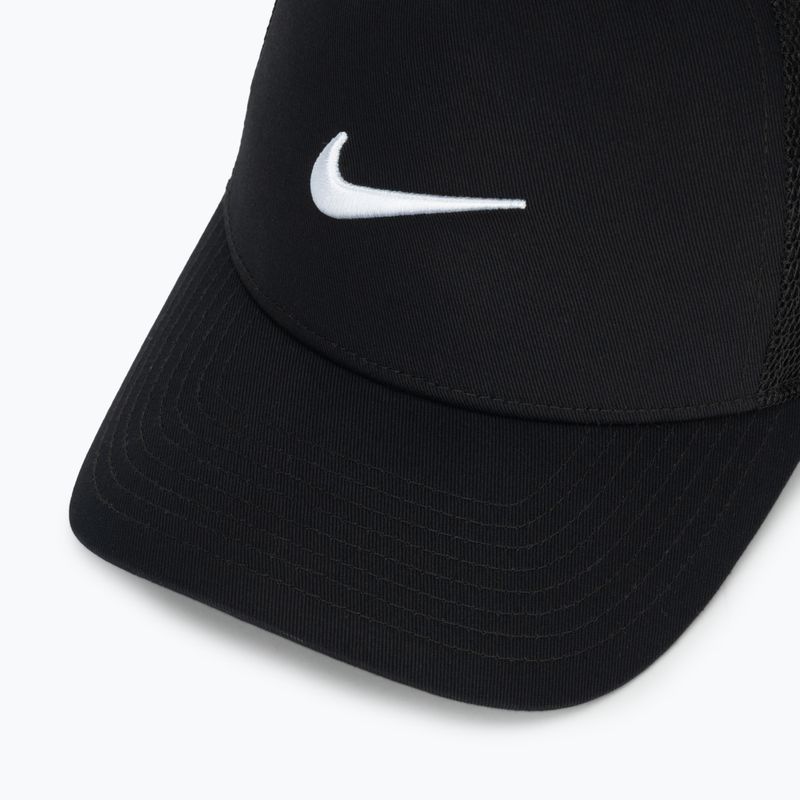 Men's baseball cap Nike Rise Structured Trucker black/black/white 3