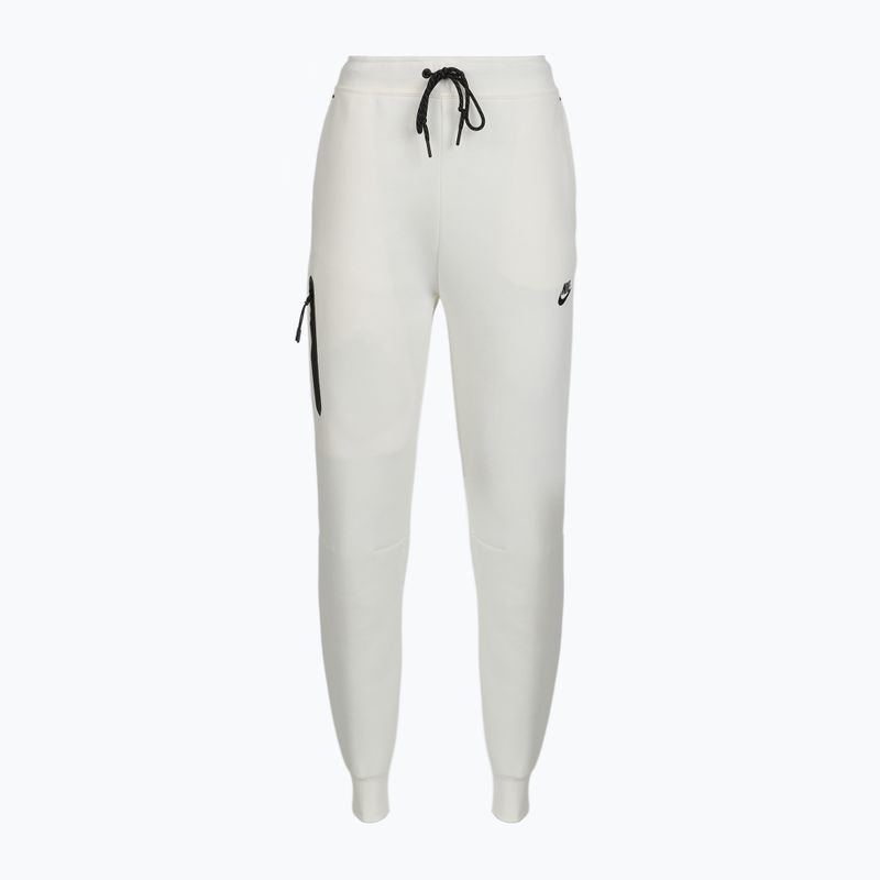 Women's trousers Nike Sportswear Tech Fleece Mid-Rise sail/black 3