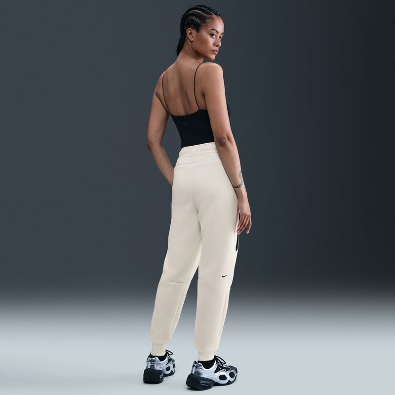Women's trousers Nike Sportswear Tech Fleece Mid-Rise sail/black 8
