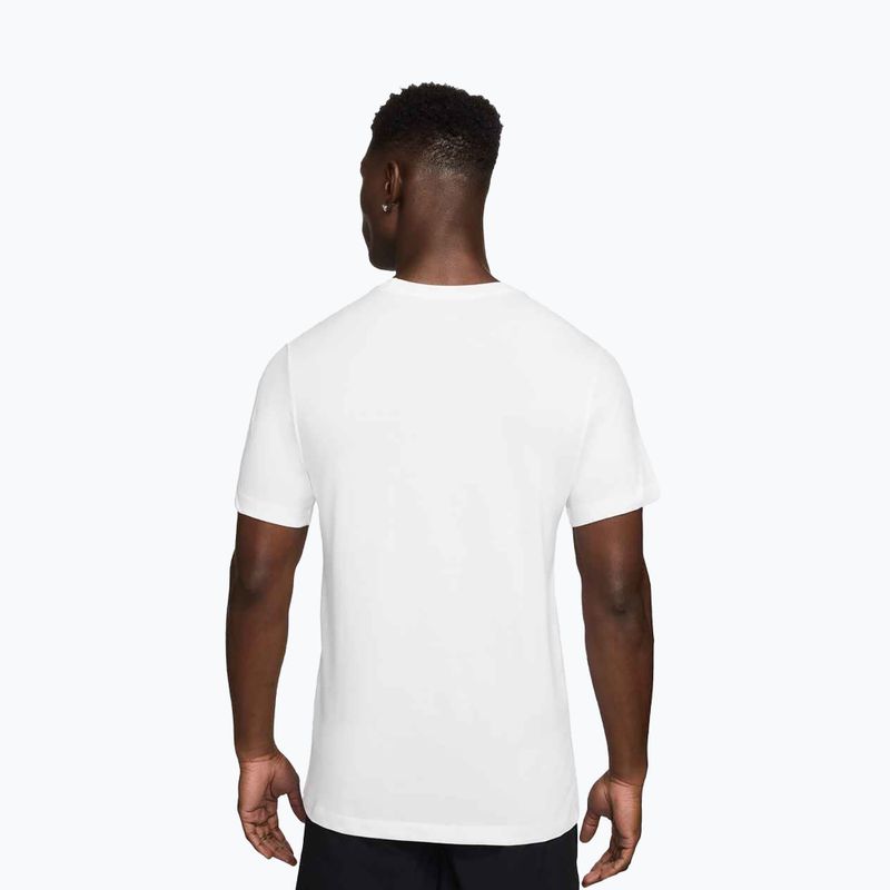 Men's T-shirt Nike Dri-Fit Winning white/black 2