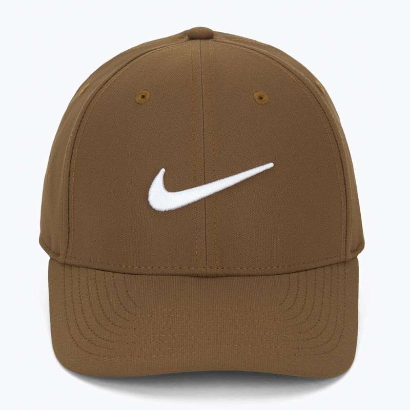 Baseball cap Nike Dri-FIT Club mosswood brown/white 2