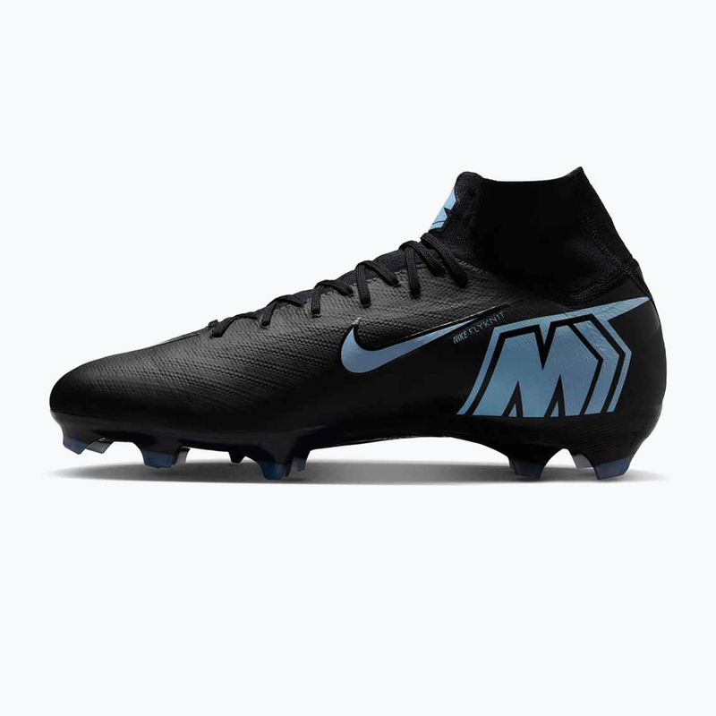 Men's football boots Nike Mercurial Superfly 10 Pro FG black/ice blue 2