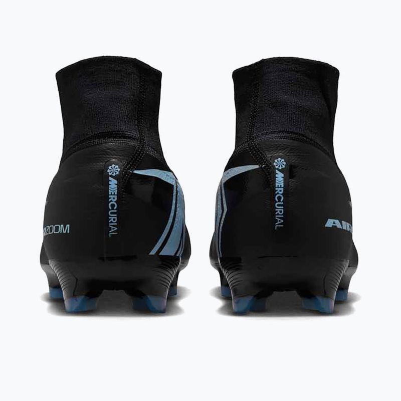 Men's football boots Nike Mercurial Superfly 10 Pro FG black/ice blue 4