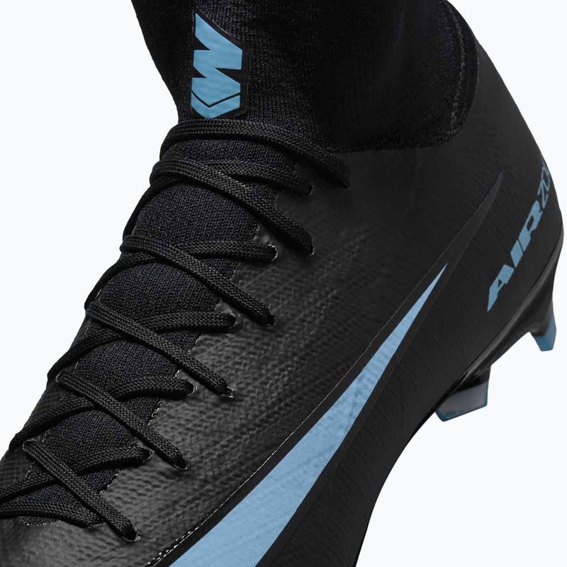 Men's football boots Nike Mercurial Superfly 10 Pro FG black/ice blue 7