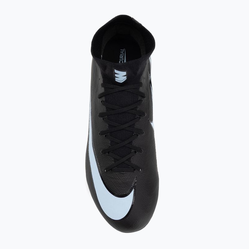Men's football boots Nike Mercurial Superfly 10 Pro FG black/ice blue 5